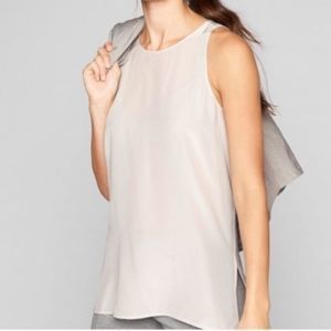 Athleta Nude 100% Silk Tank - Size Medium
